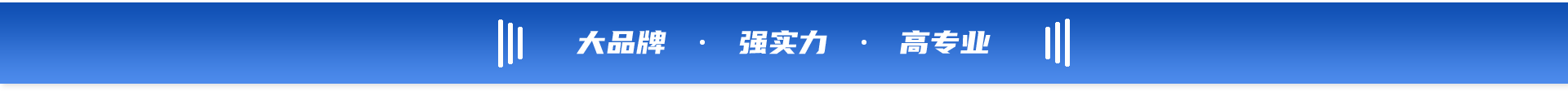 大品牌，强实力，高专业